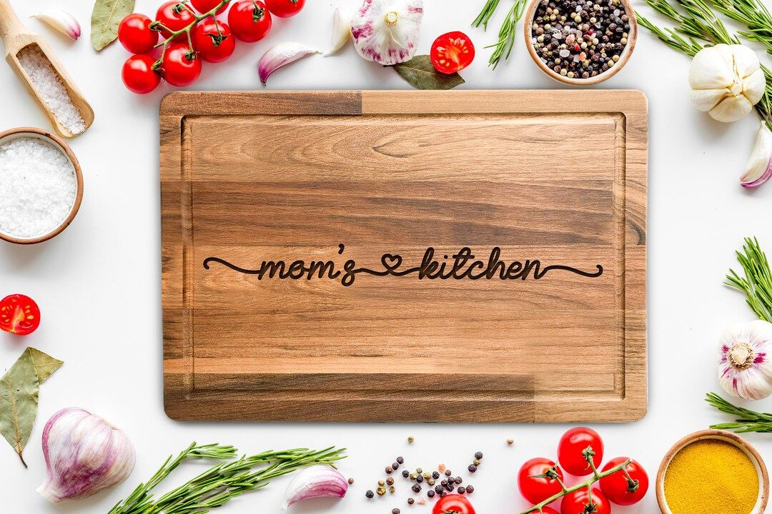 Personalized Cutting Board Gift for Mothers Christmas From - Etsy | Etsy (US)