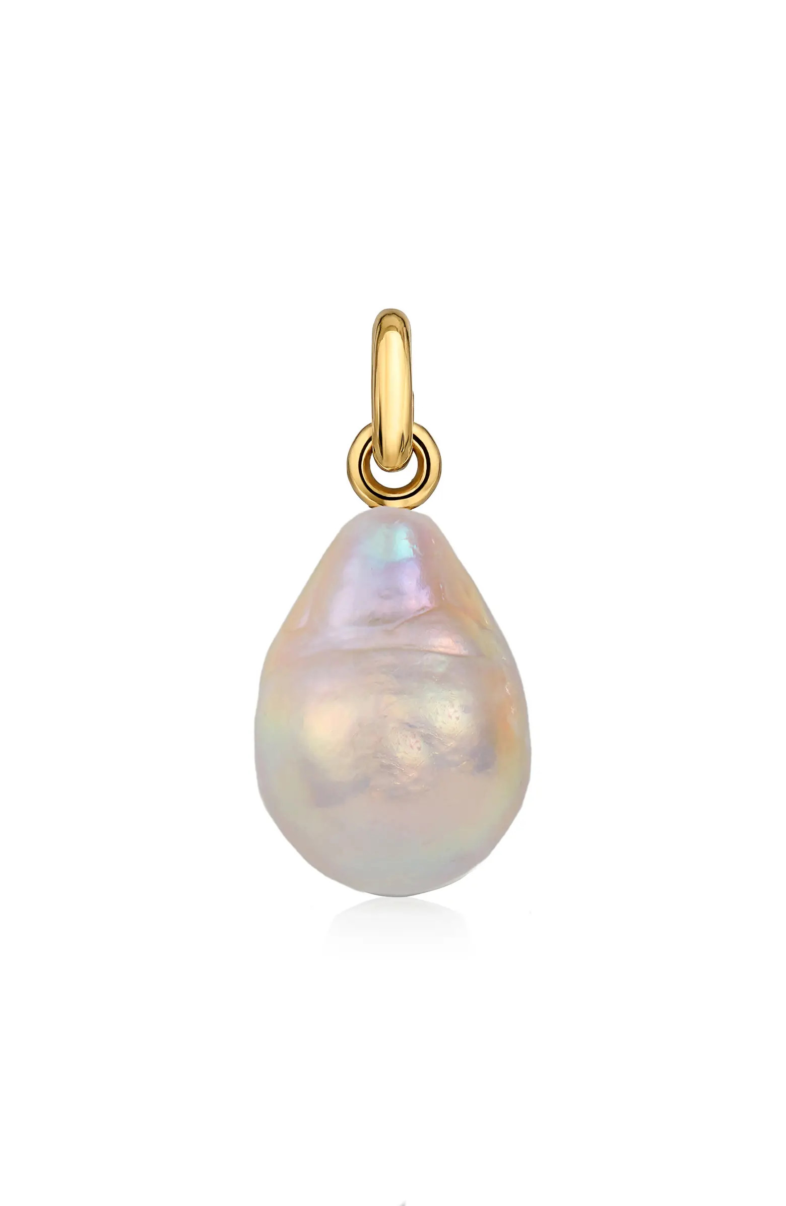Monica Vinader Nura Baroque Pearl Necklace Enhancer | Nordstrom | Nordstrom