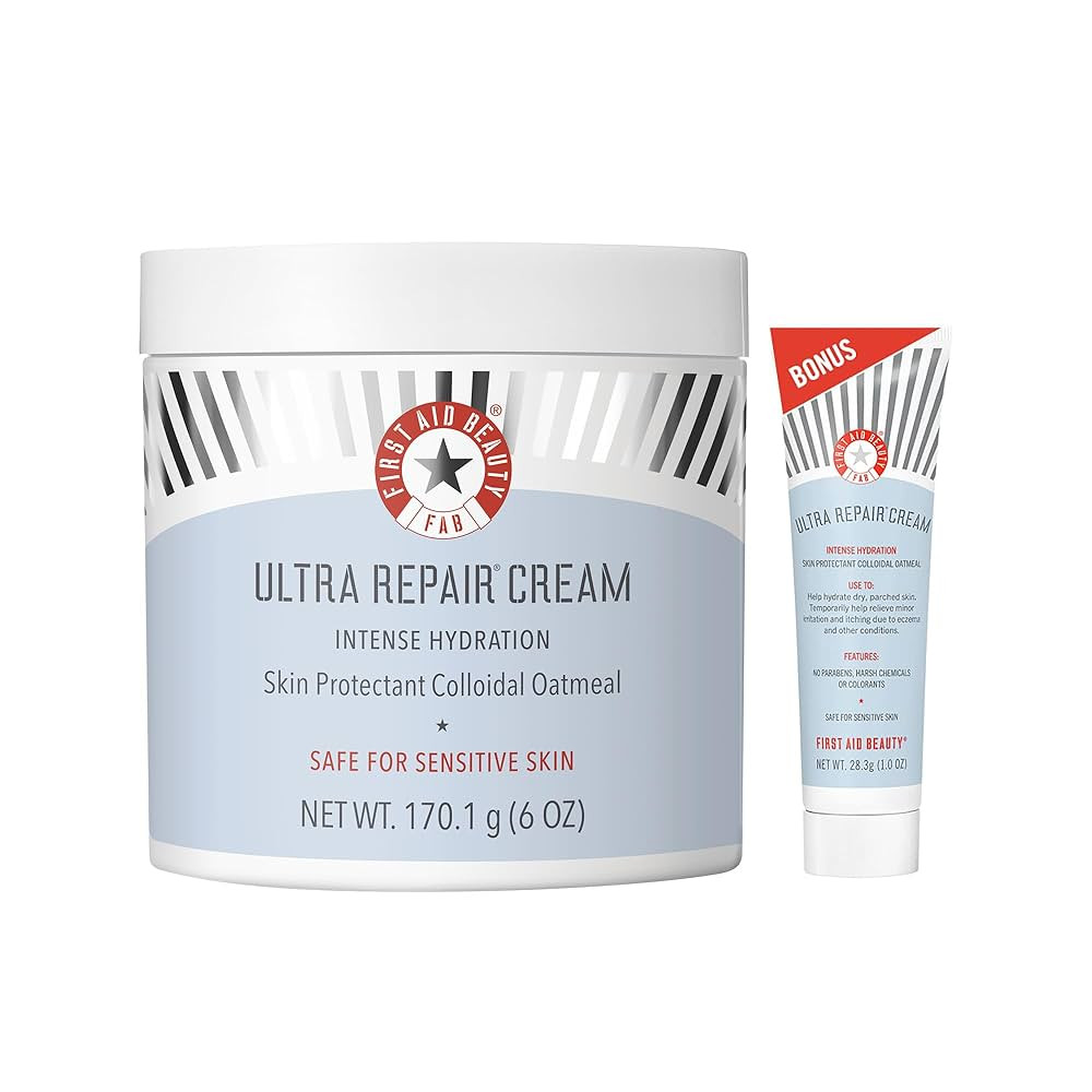 First Aid Beauty - Ultra Repair Cream, Intense Hydration Whipped Colloidal Oatmeal, Clinically Pr... | Amazon (US)