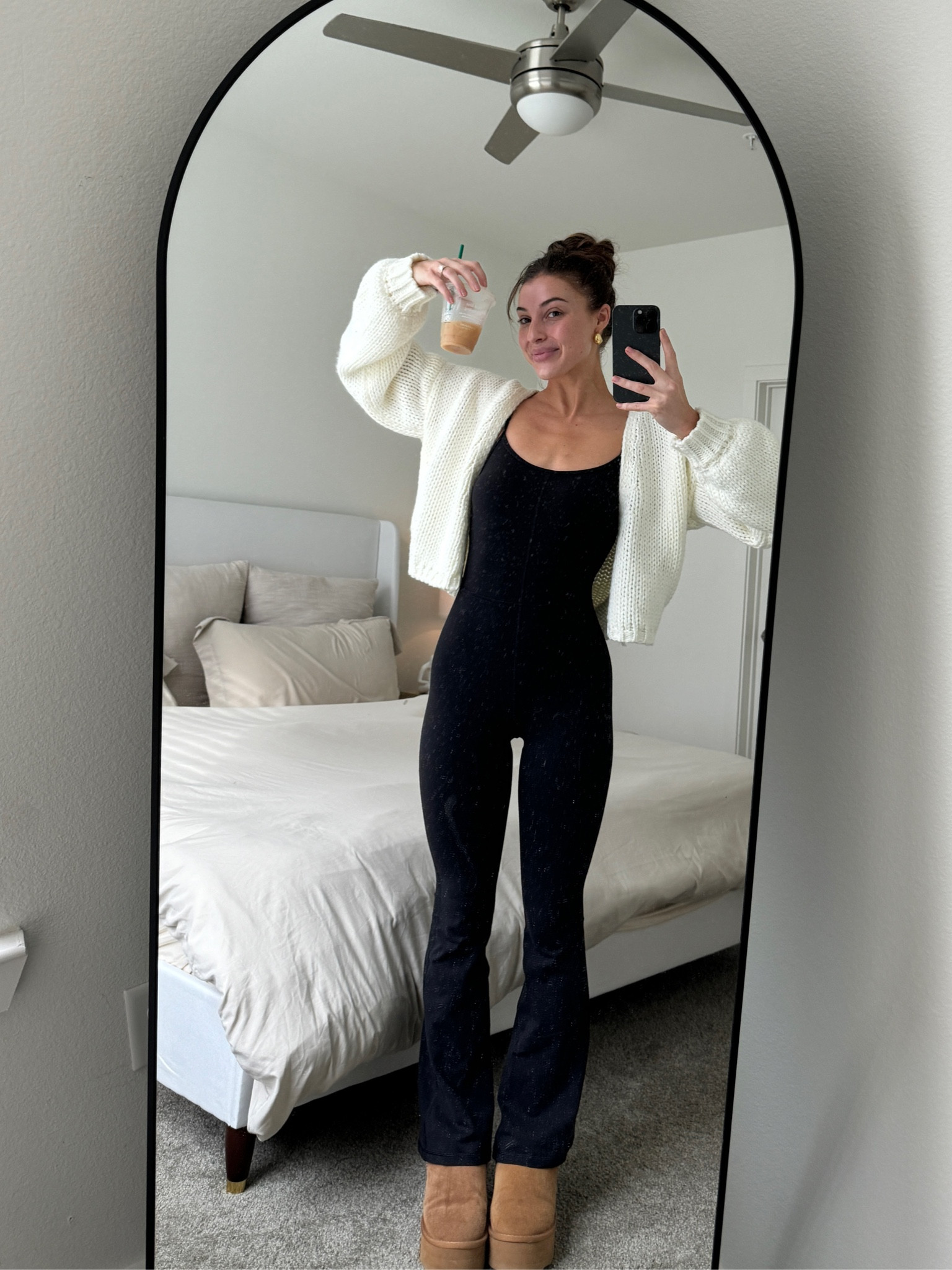 Easy everyday fall + winter outfit 
Versatile athletic wear paired with uggs + cozy oversized knitted cardigan and chunky gold earrings for a more elevated look!  

#LTKFindsUnder50 #LTKStyleTip #LTKSeasonal