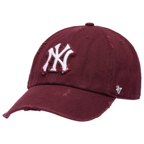 47 Brand Mens 47 Brand Yankees Weathered 47 Clean Up Cap - Mens Red/Multi Size One Size | Foot Locker (US)