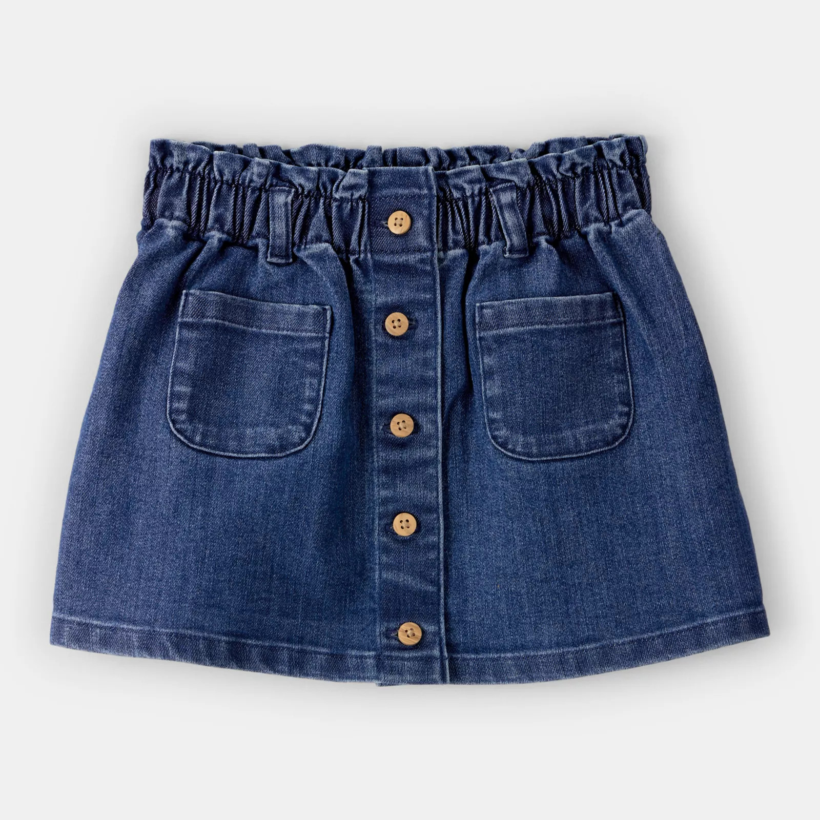 Toddler Girl Carter's Button-Front Denim Skirt, Toddler Girl's, Size: 5T, Blue | Kohl's
