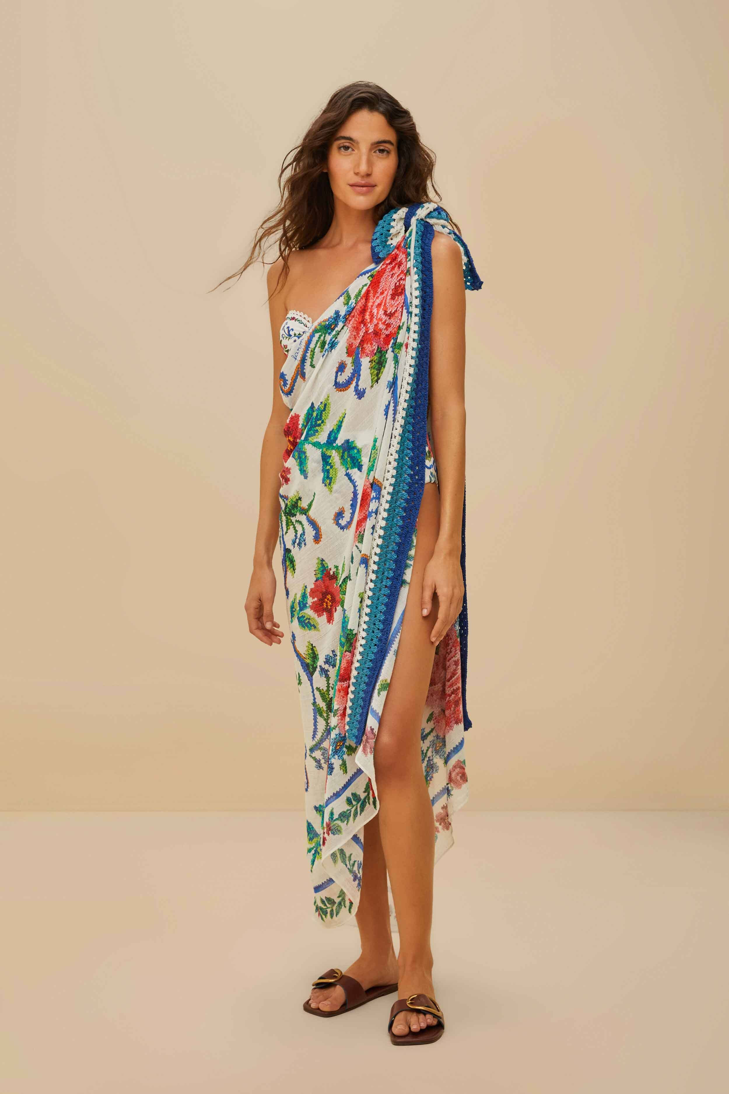 Flower Tapestry Sarong | FarmRio (US)