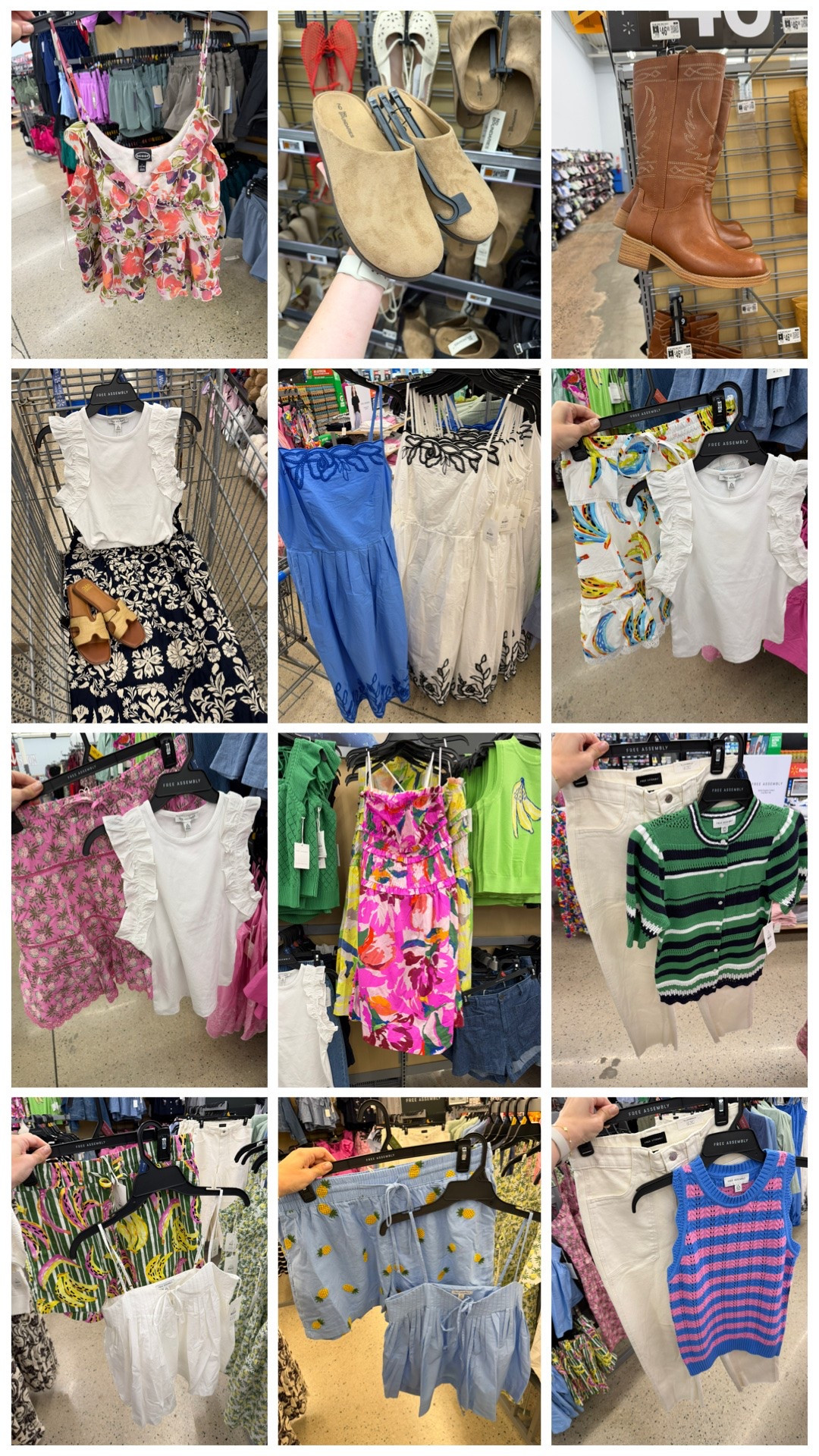 Walmart is looking so expensive these days! But don’t worry the prices are still super affordable, especially those clearance finds! Summer dresses, shorts, skirts, tops, blazers, jeans and more. #walmartfashion #walmartfind