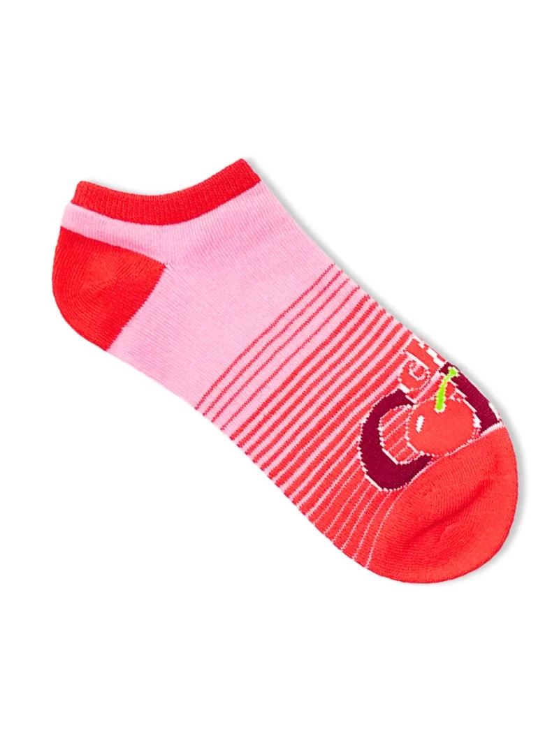 Cherry Coke Women's No-Show Socks, 3-Pack, Size 4-10 | Walmart (US)