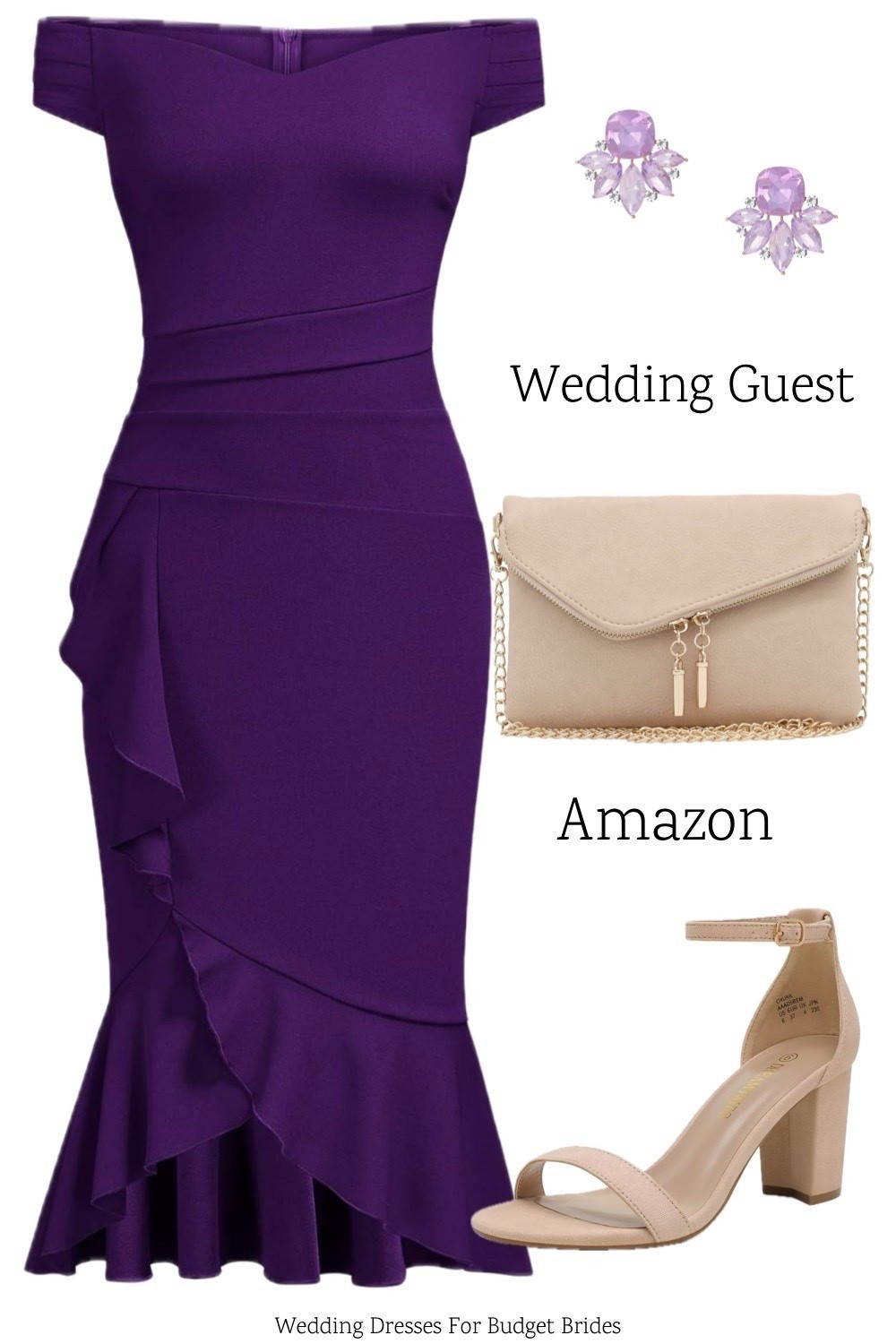Purple wedding guest dress with accessories, all on Amazon.

Special occasion dresses, cocktail dresses, semi formal wedding guest dresses, party dresses, event dresses.

#LTKWedding #LTKSeasonal