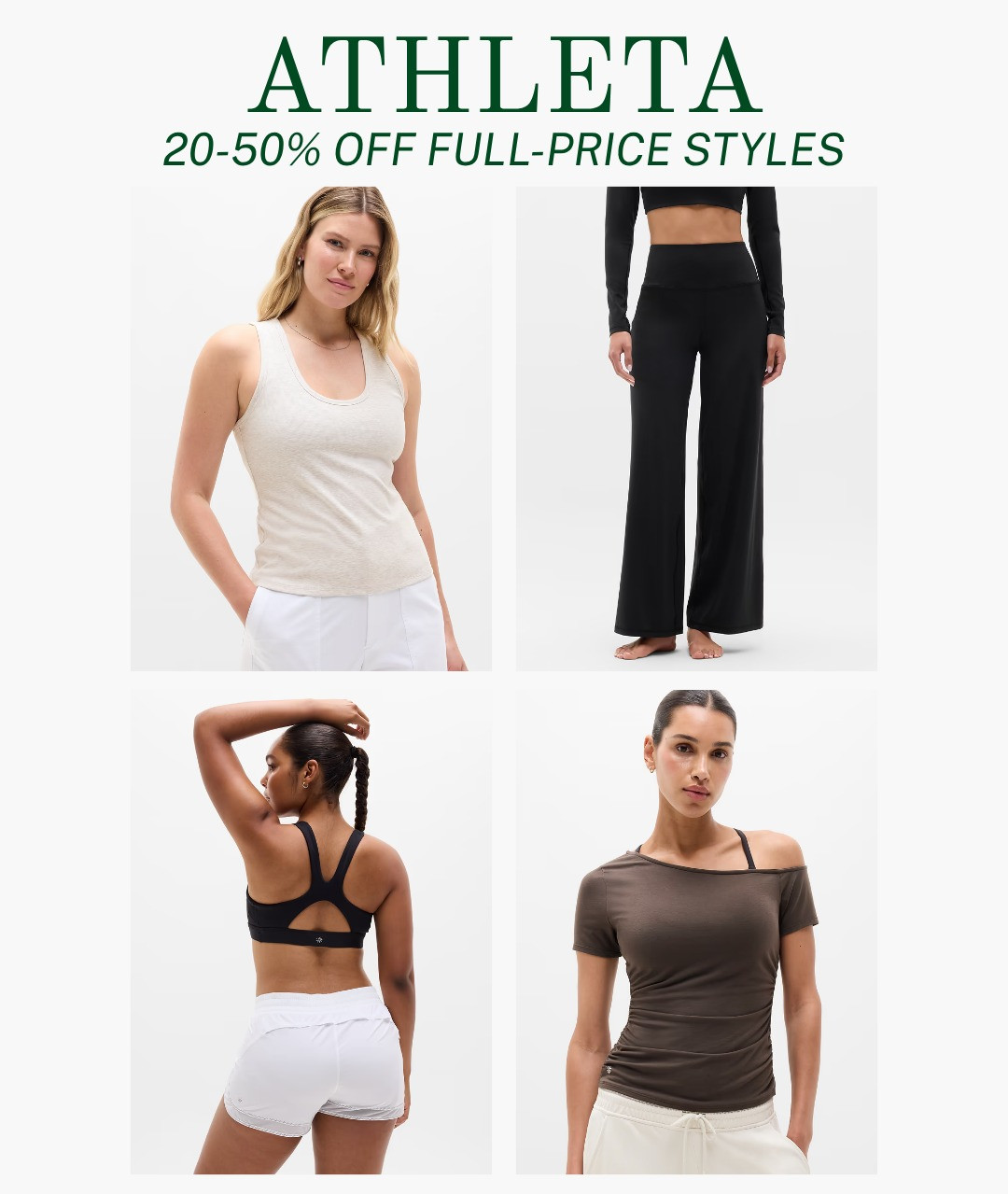 [7/29/26] Athleta 20-50% off full-price styles! 

 #LTKootd #LTKActive #LTKSaleAlert