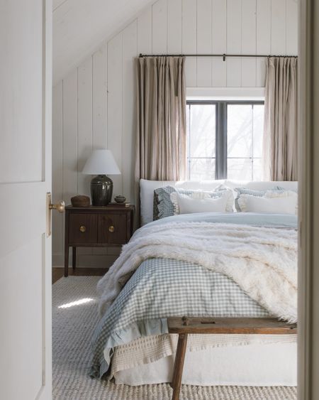 I always look forward to coming home from vacation and sleeping in my bed 🥹 nothing beats the feeling imo #bedroominspo #cozybedroom #ginghambedding

#LTKSeasonal #LTKhome