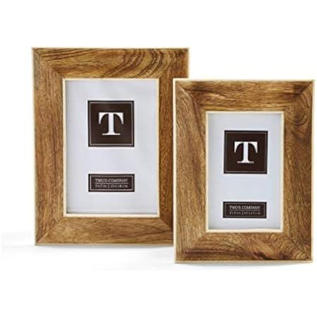 Two's Company Set of 2 Profile Photo Frames Incl 2 Sizes | Amazon (US)