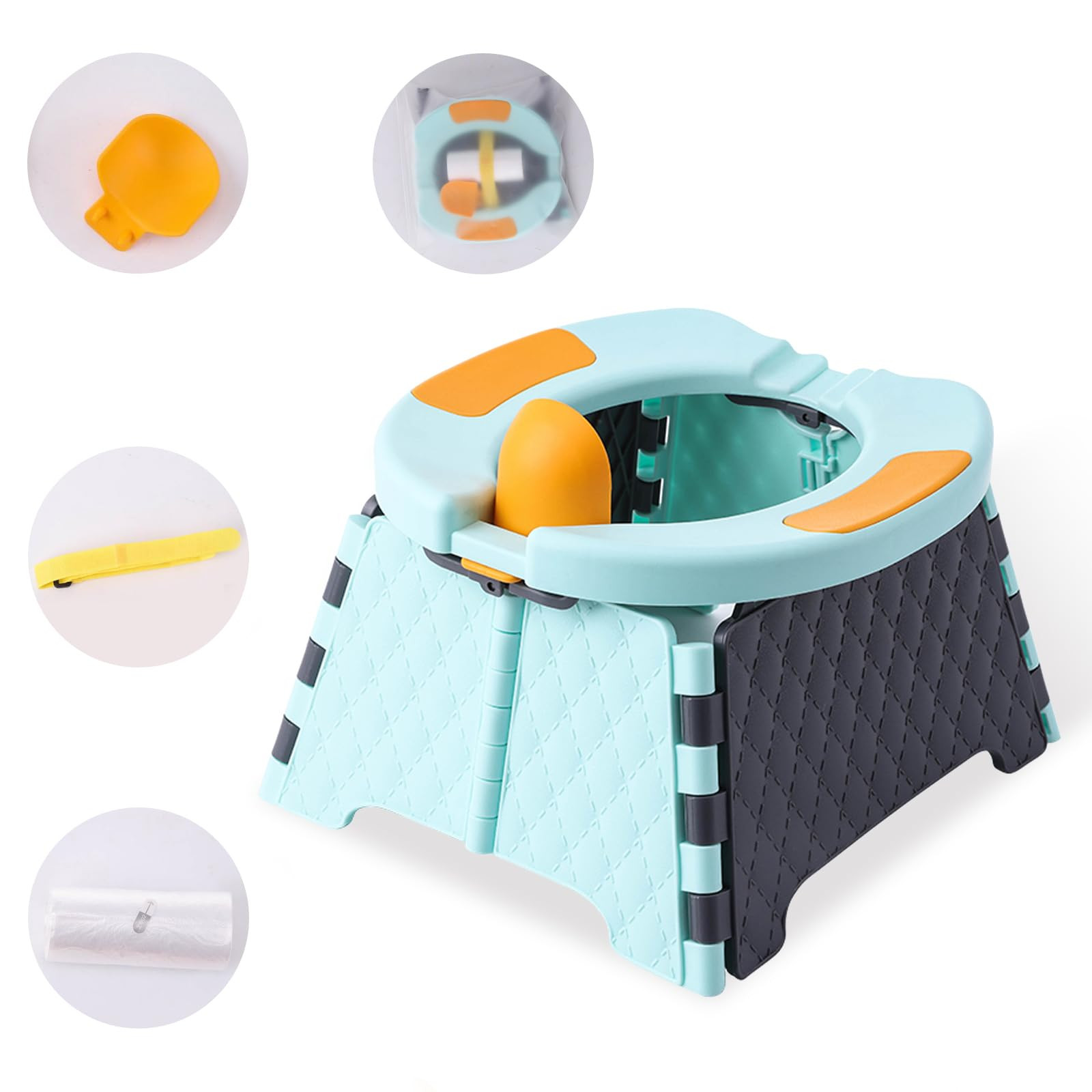 Portable Potty for Toddler Travel, Kids Travel Potty Training Chair with Travel Bag, Baby Potty T... | Amazon (US)