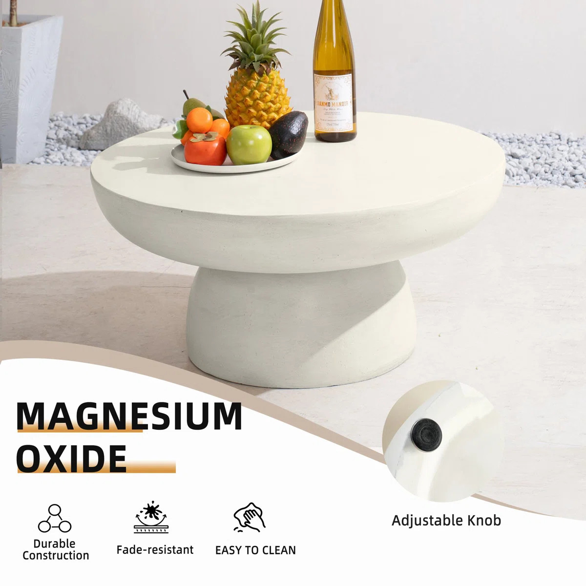 Fayette Round Cofffe Table With Pedestal Base | Wayfair North America