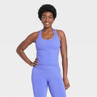 Women's Light Support Rib Seamless Tank Top - All in Motion™ | Target