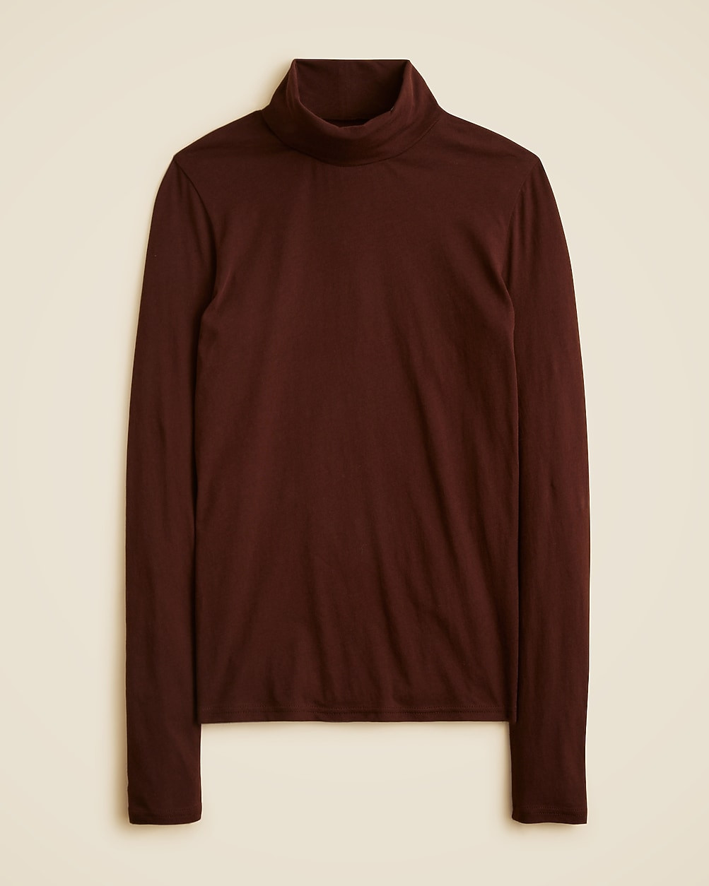 Feather jersey turtleneck | J. Crew US