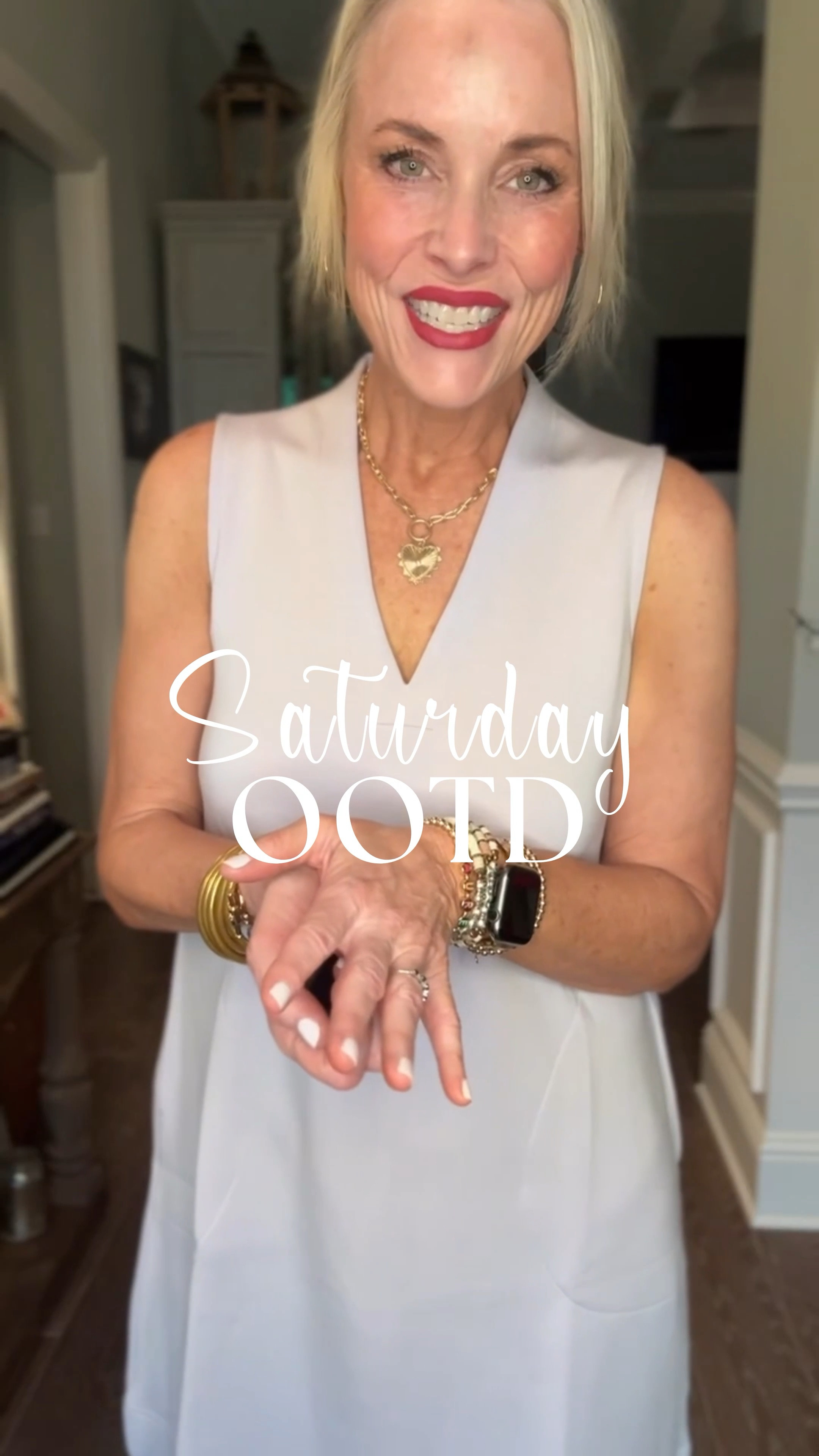 Saturday style, but make it luxe! 

This Spanx dress might just be the softest, most buttery piece in my closet—worth every penny for that perfect mix of comfort and elegance. Today, I’ve paired it with my new gold ballet flats from Dolce Vita, adding just the right amount of shine. 🌟 

And how gorgeous is this new necklace from Erin McDermott? I’m obsessed! I also stacked my favorite bracelet from Jennifer Ponson—don’t forget to use codes LAUREN10 and FREESHIP for 10% off and free shipping on all her pieces! The rest of my jewelry is my everyday go-to, so make sure to check them out on my LTK! 🫶🏼🫶🏼



#LTKOver40 #LTKVideo #LTKStyleTip