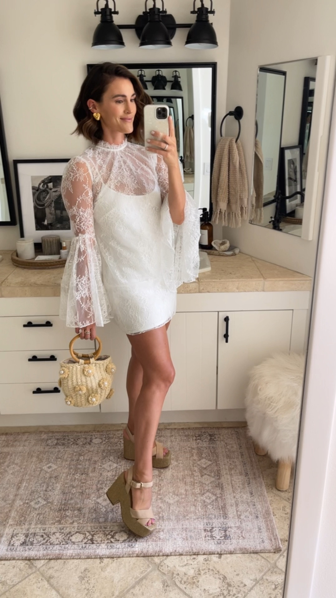 FASHION \ white lace dress for a date night for Luke and my 10 year wedding anniversary 🤍🤍

Bride 

#LTKVideo #LTKWedding #LTKStyleTip