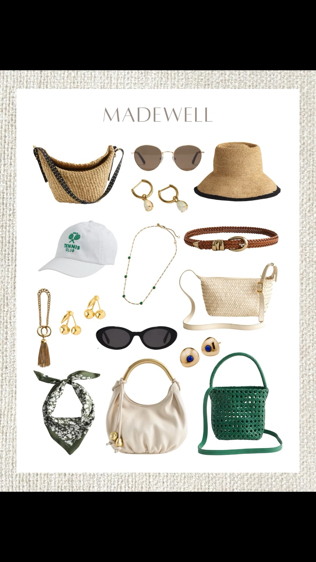 Freshen up your accessories game with these fun and stylish picks from Madewell! From bags to jewelry, they’ve got everything you need for a chic summer look. Save your fave for LTKxMadewell Sale: Live 5/16-5/19.

Madewell, Accessories, Summer Fashion, Bags, Jewelry, Sunglasses, Hats, Beach Accessories, Trendy Styles, Fashion Picks, LTKxMadewell Sale, Sale Alert, Summer Sale



#LTKItBag #LTKxMadewell #LTKStyleTip
