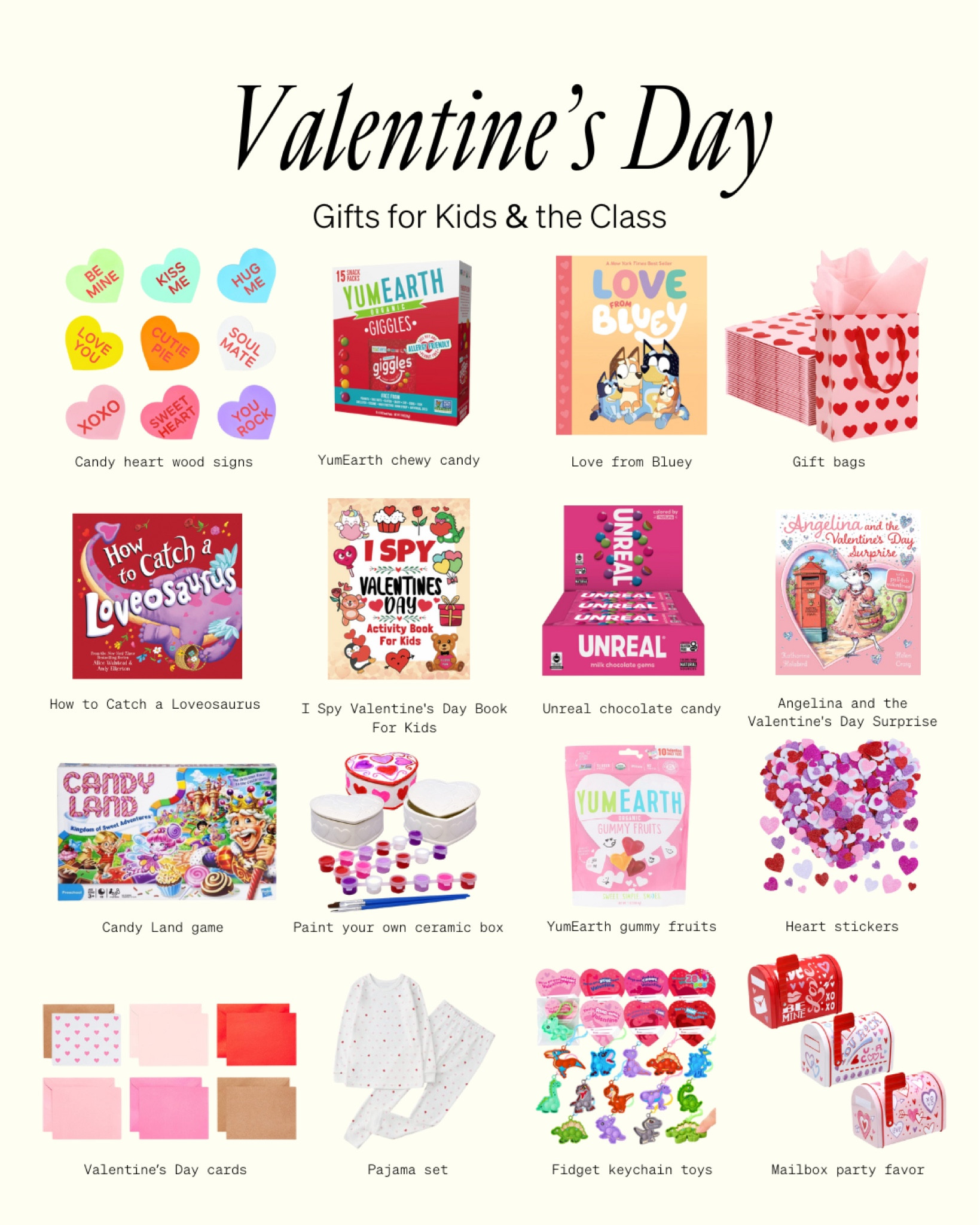 VALENTINE’S DAY: Gifts for Kids & The Class

#LTKGiftGuide #LTKFamily #LTKKids