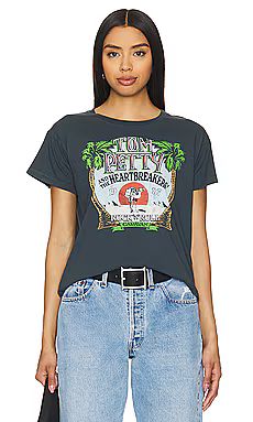 DAYDREAMER Tom Petty Rock N Roll Caravan Tee in Vintage Black from Revolve.com | Revolve Clothing (Global)