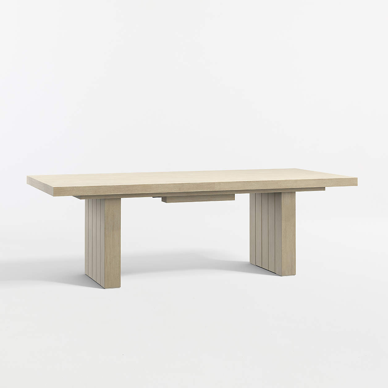 Mallorca 92"-114" Solid Wood Extendable Outdoor Dining Table + Reviews | Crate & Barrel | Crate & Barrel