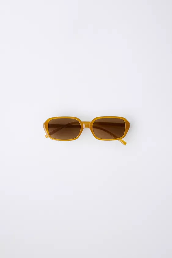 RECTANGULAR PLASTIC FRAME SUNGLASSES | Zara US