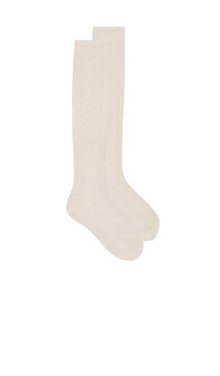 Needlepoint Knee High in Off White | Revolve Clothing (Global)