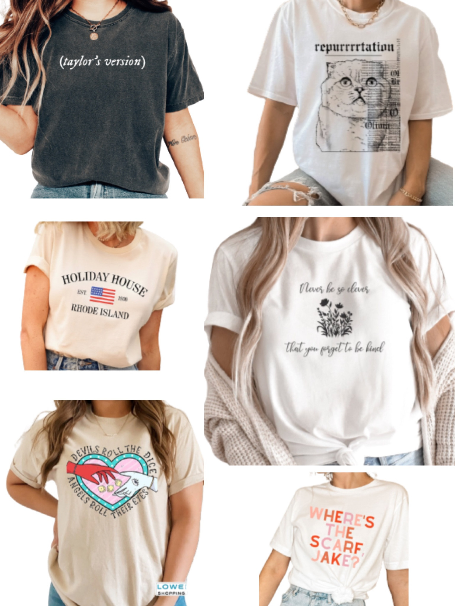 Taylor Swift Concert Outfit Ideas (Etsy T-shirt version)

#LTKFestival #LTKunder50 #LTKstyletip