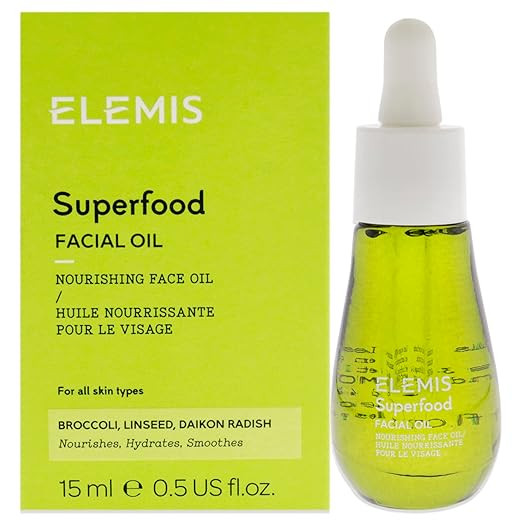 ELEMIS Superfood Facial Oil Concentrated Lightweight, Nourishing Daily Face Oil Hydrates and Smoo... | Amazon (US)