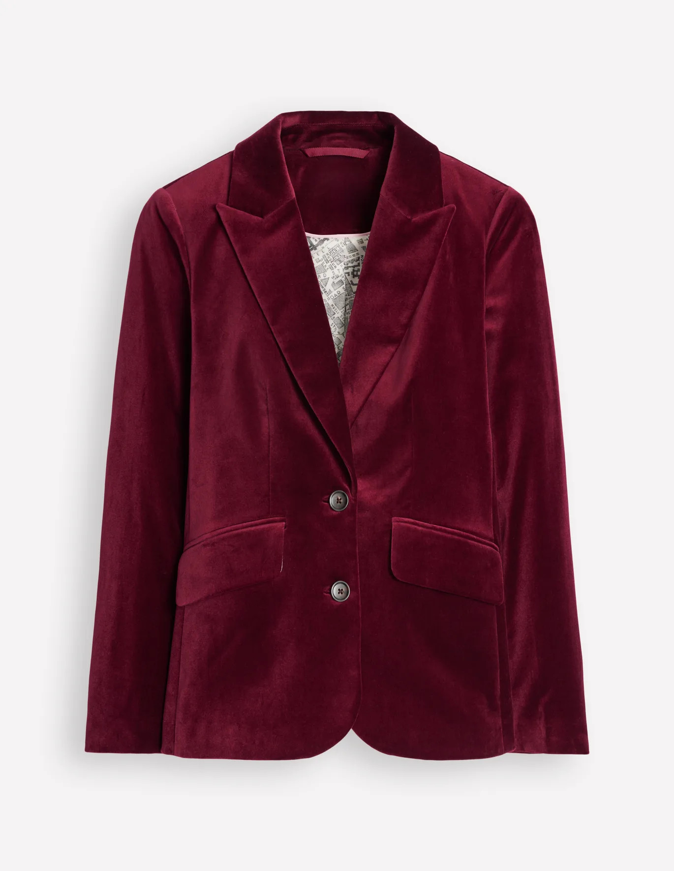 Marylebone Velvet Blazer | Boden UK