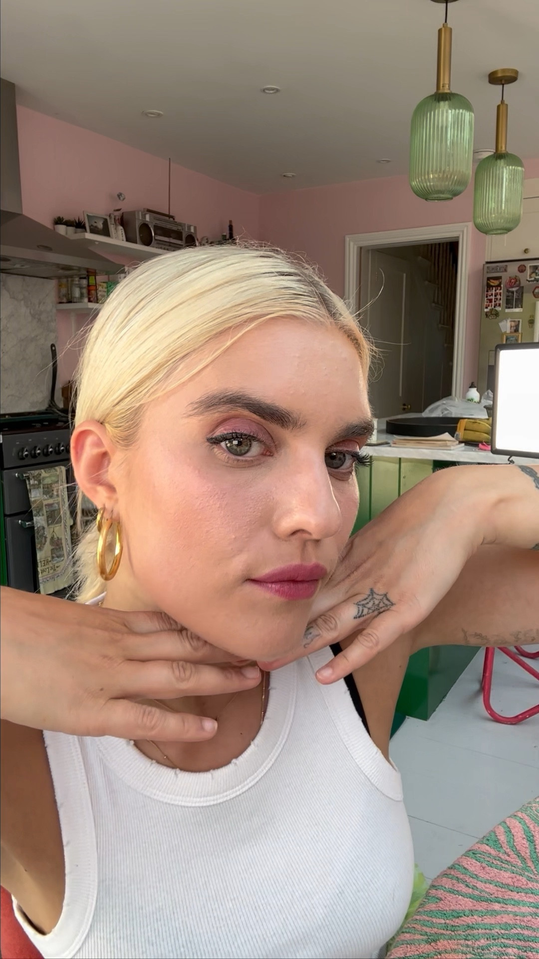 GRWM 💜
Purple Silvia Astore dress, black leather Vestaire Iro trench coat, Versace platform boots, bright nails, summer colours 

#LTKeurope #LTKstyletip #LTKSeasonal