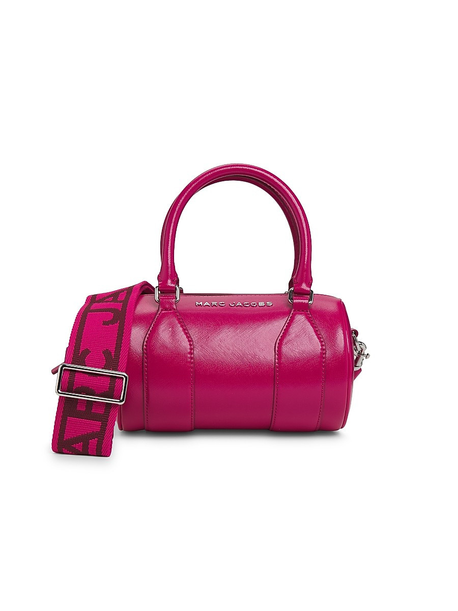 Marc Jacobs Women's Logo Barrel Bag - Lipstick Pink | Saks Fifth Avenue OFF 5TH