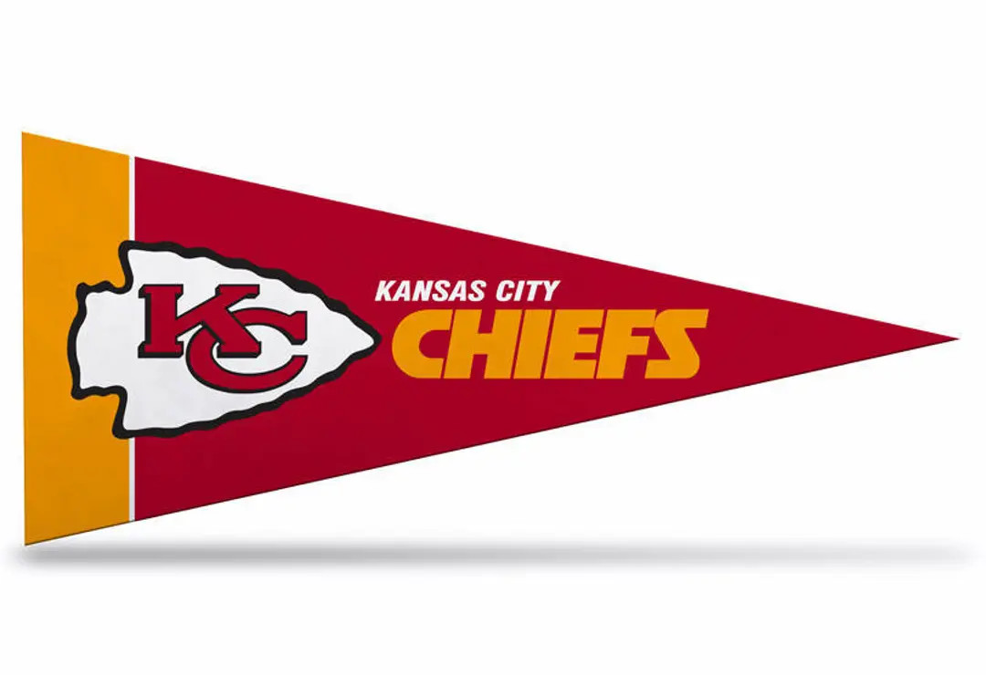 Kansas City Chiefs NFL felt Mini Pennants, 4" x 9" Licensed by Rico | Etsy (US)