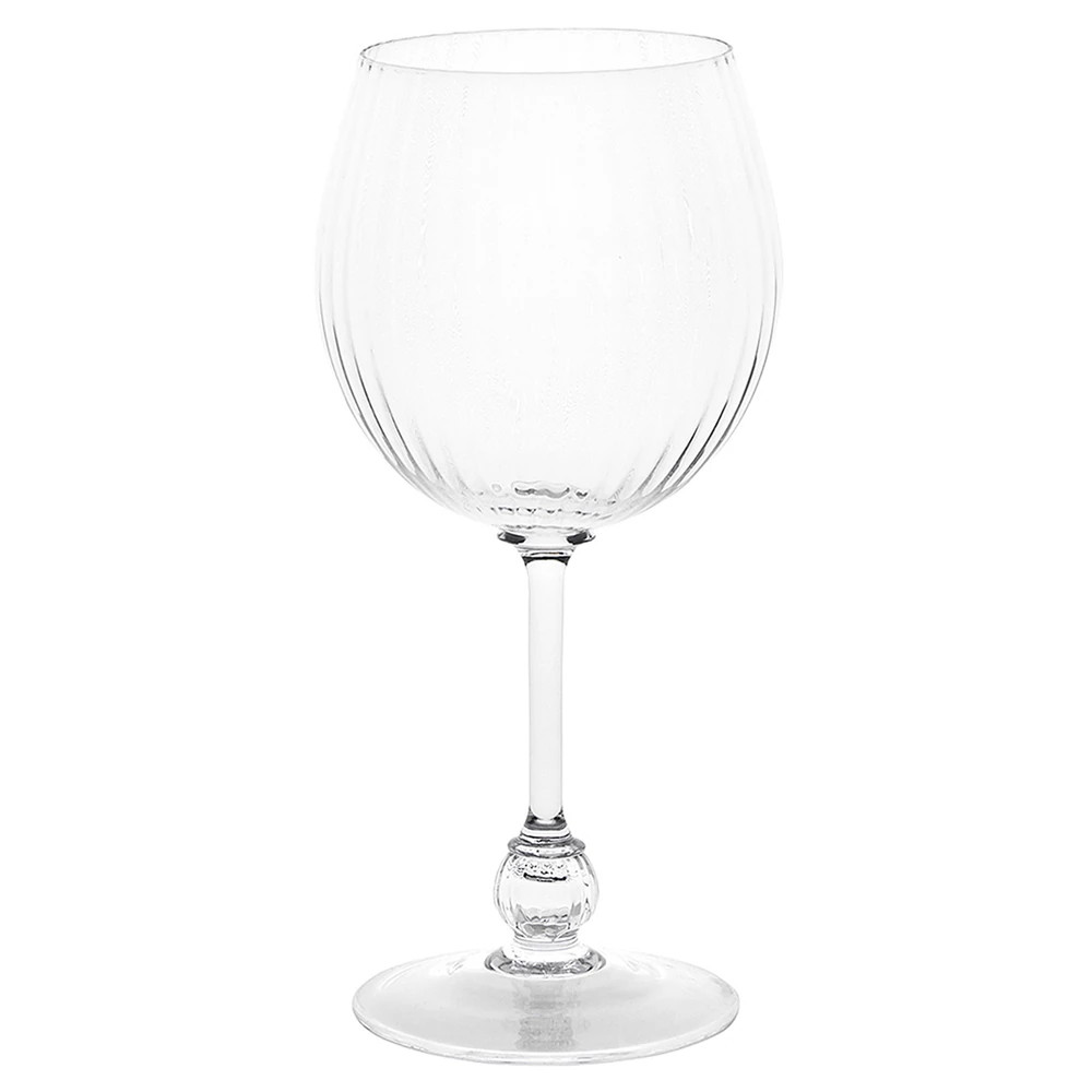 Juliska Nell Modern Classic Clear Wine Glass | Kathy Kuo Home