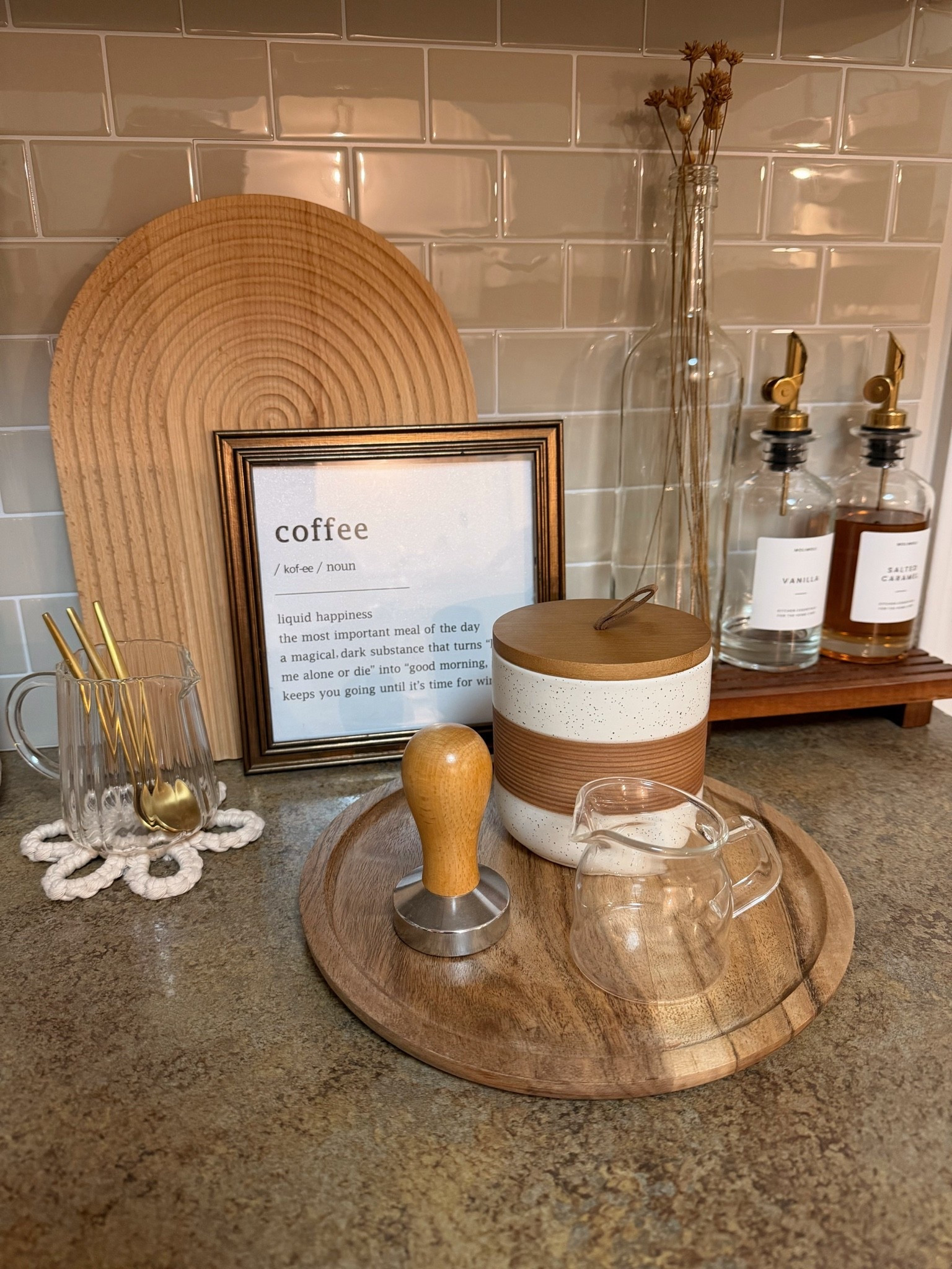Coffee bar setup 🤎

#LTKHome #LTKdayinmylife #LTKU