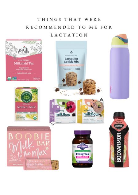 Things that were recommended to me for lactation support on top of drinking 80-120oz of water a day, lots of skin to skin, power pumping and coconut water. 

#LTKbaby
