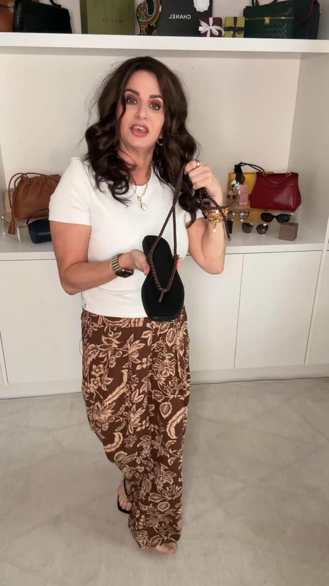 These sandals remind me of VB designer sandals but for a fraction of the price . Laces available in multiple colors . 
#wrapsandals #shopthelook

#LTKOver40 #LTKootd #LTKSeasonal