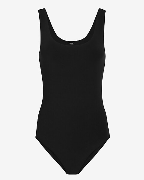 Body Contour High Compression Scoop Neck Brief Bodysuit | Express