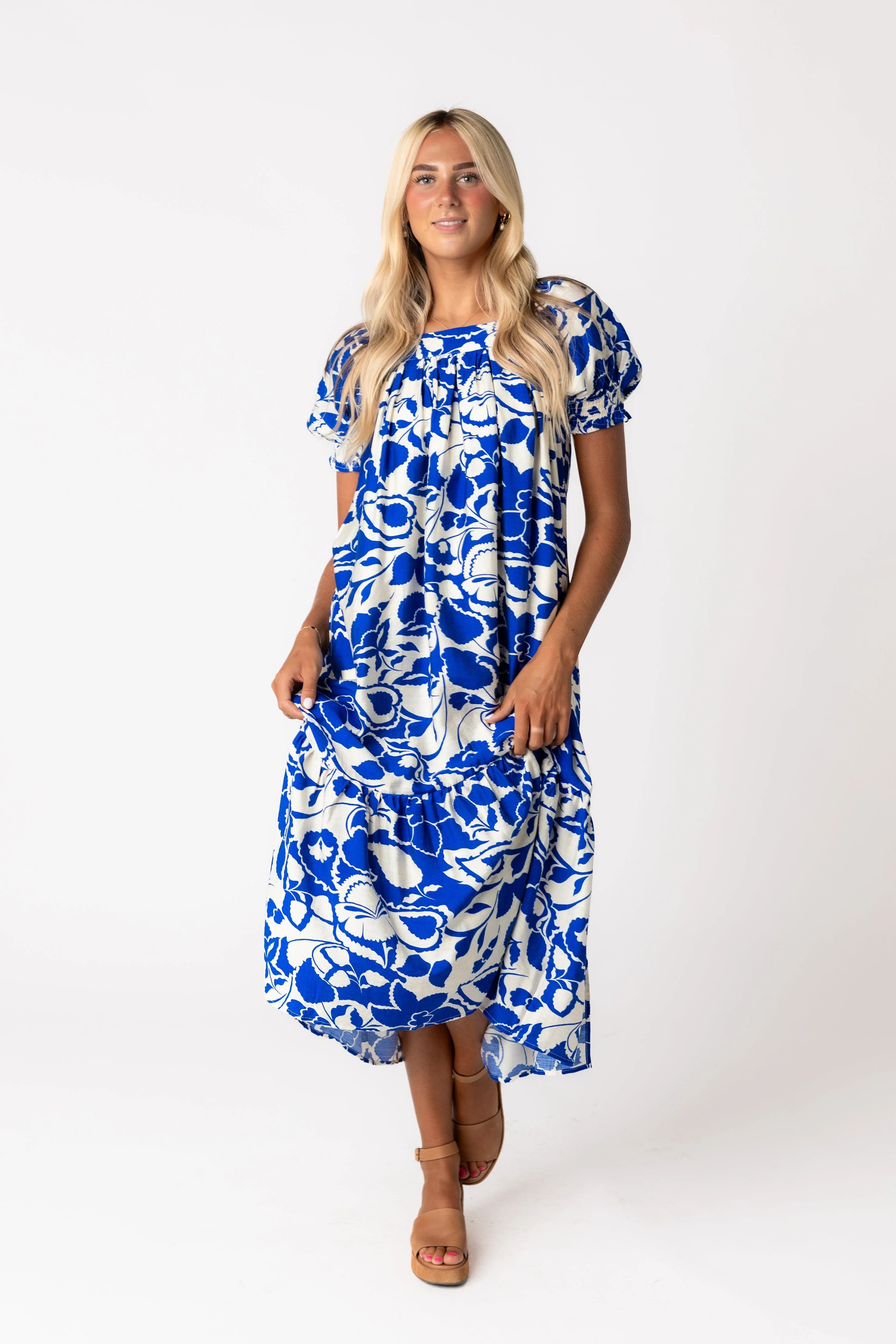 Brass & Roe Bleu Midi Dress | Called To Surf