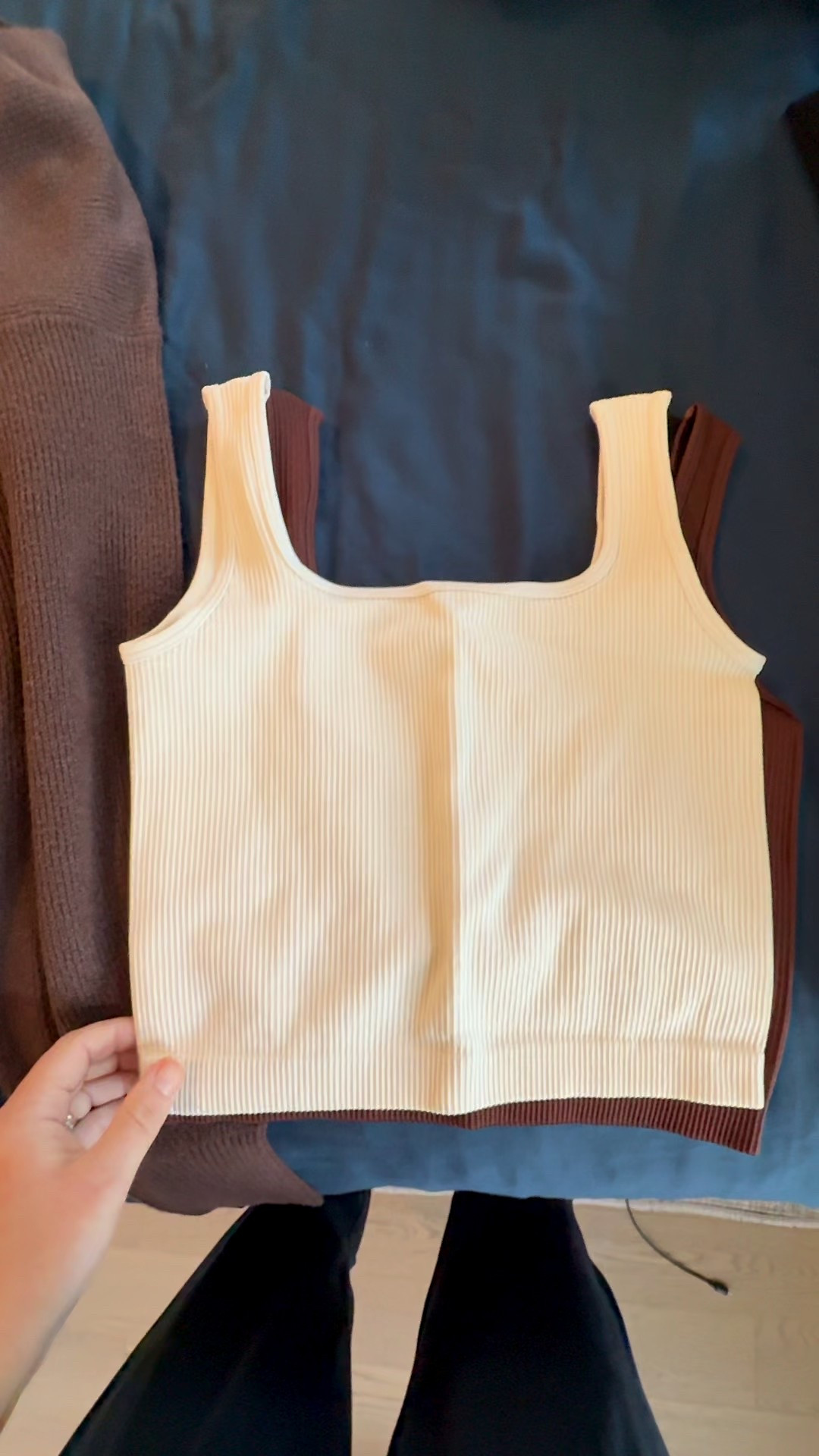 The best fitted tanks for layering under sweaters! 
Fall style tips / style hacks / Amazon finds 

#LTKOver40 #LTKSeasonal #LTKStyleTip