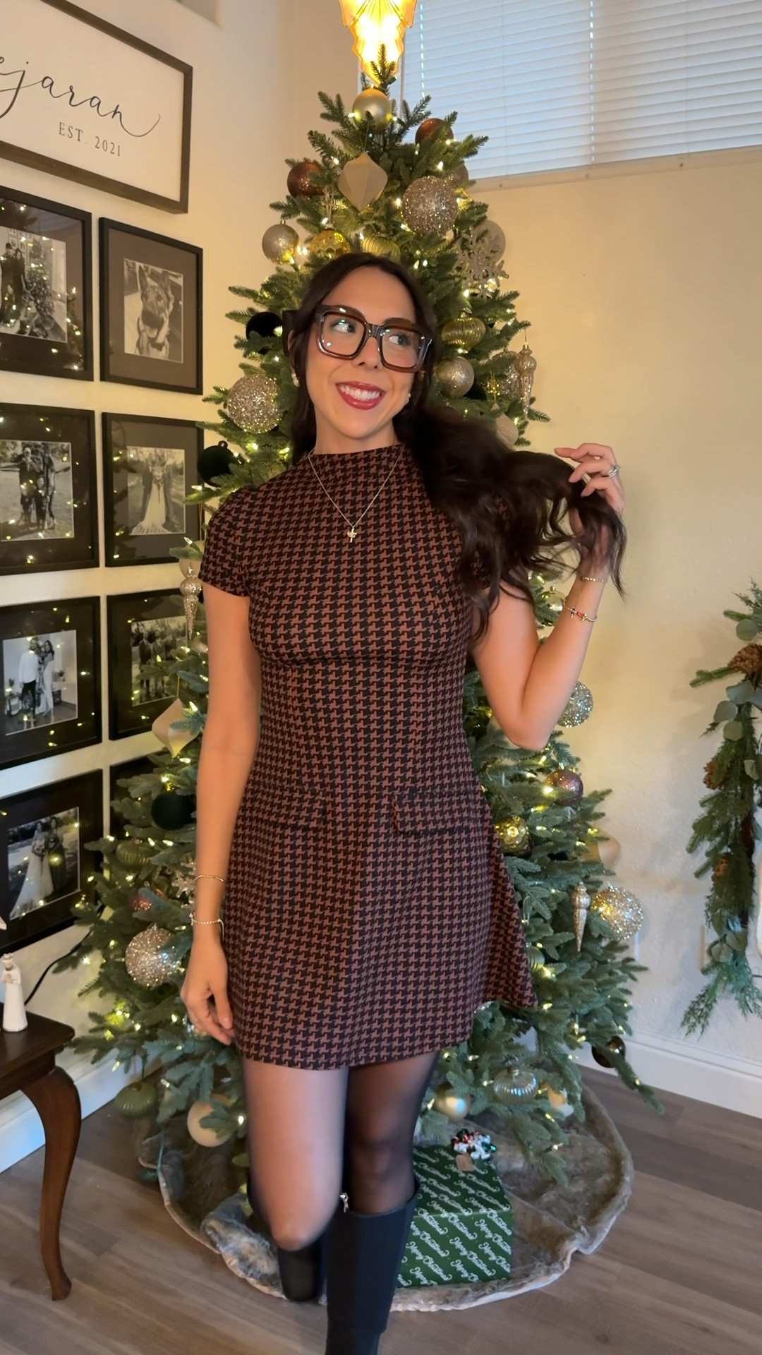 Sunday service holiday fit edition! 
This dress is also perfect for thanksgiving dinner! 

#LTKCyberWeek #LTKHoliday #LTKootd