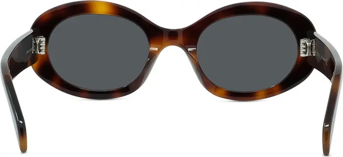 Triomphe 52mm Oval Sunglasses | Nordstrom
