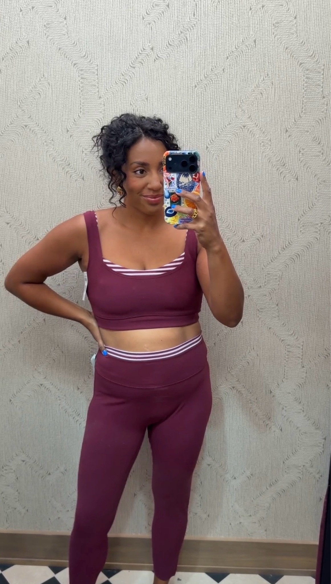 Size L in top and XL in bottoms, but need L or M. Top is super supportive! @abercrombie

#LTKMidsize #LTKActive #LTKfitnessgoals