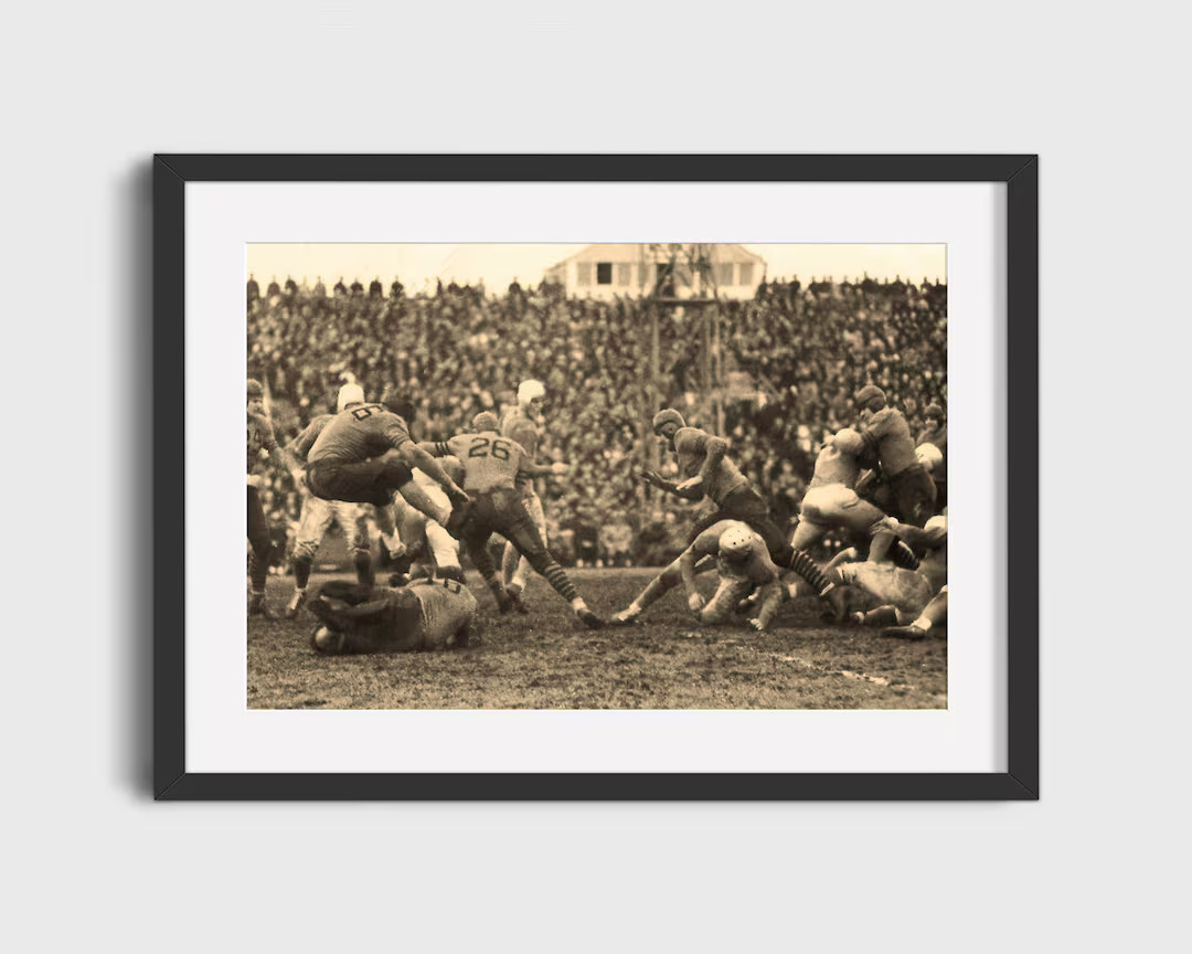 VINTAGE FOOTBALL Print Vintage Football Decor, NFL Poster, Football Print, Football Poster, Footb... | Etsy (US)