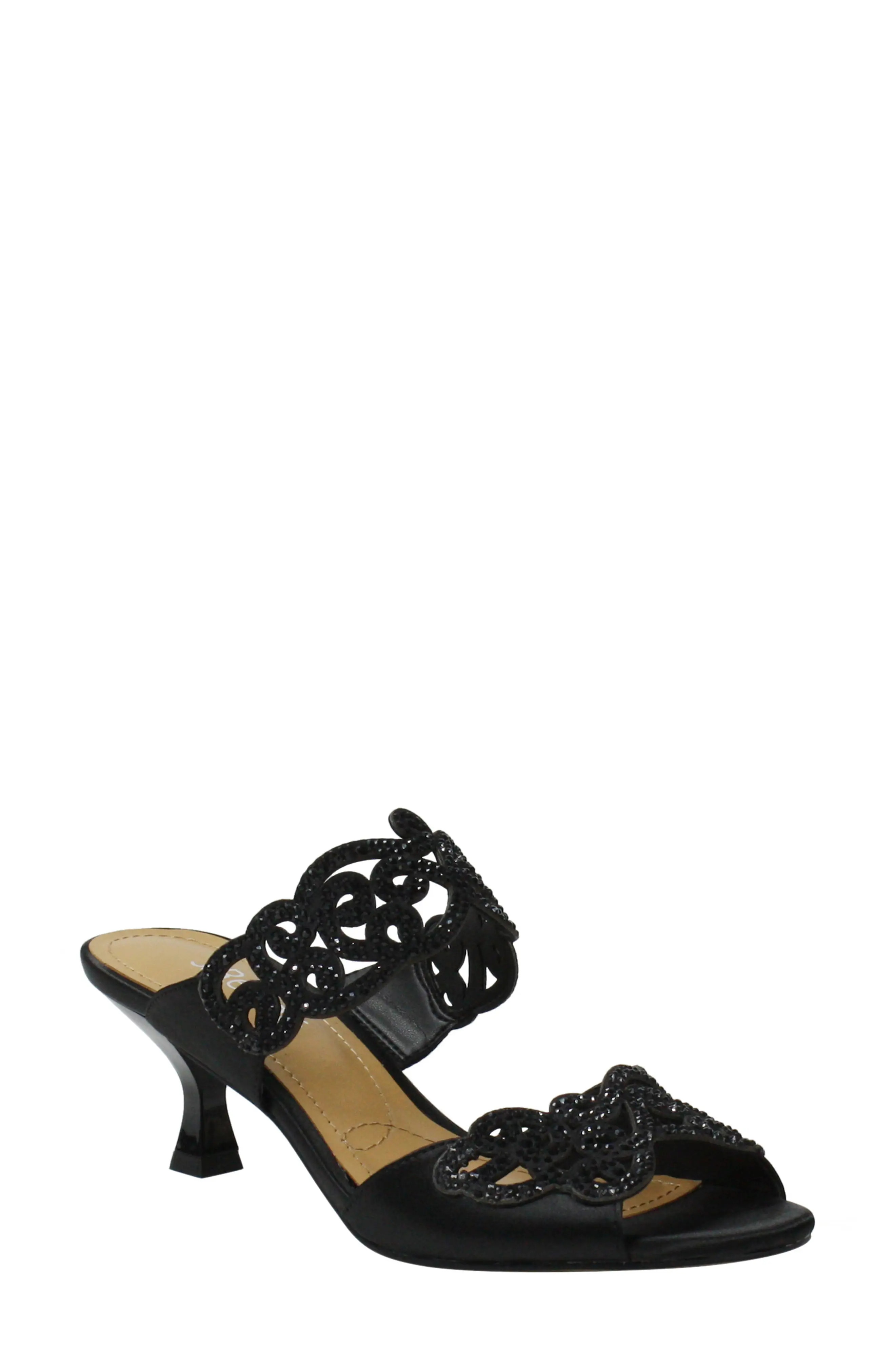 Women's J. Renee 'Francie' Evening Sandal, Size 11 B - Black | Nordstrom