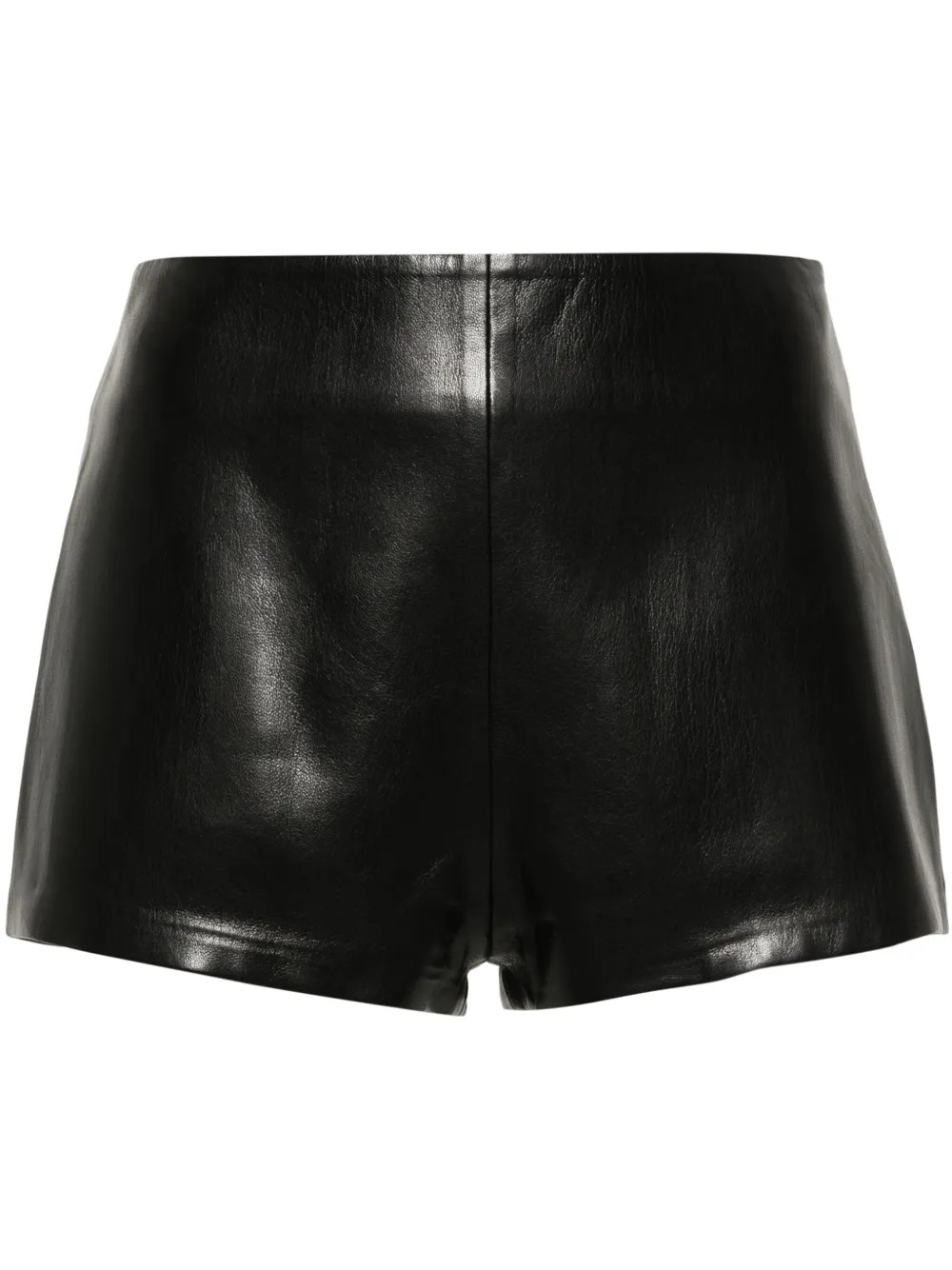 faux-leather mini shorts | Farfetch Global
