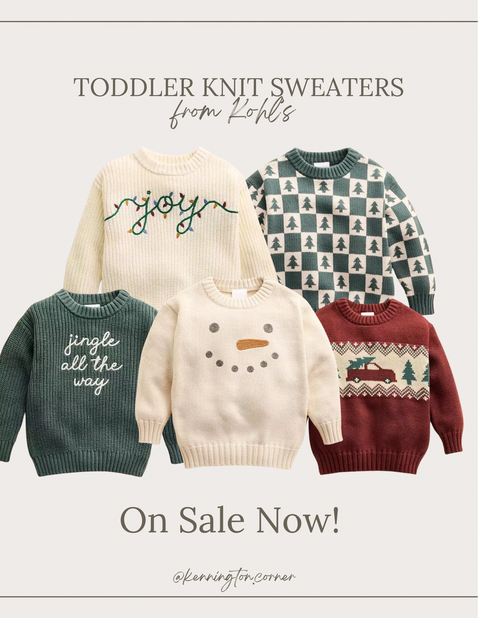 The cutest Christmas sweaters for your little one are available at Kohl’s! 

#LTKKids #LTKSeasonal #LTKBaby