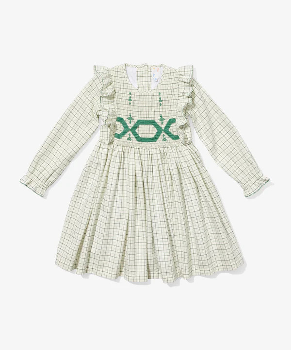Emily Dress, Green Tattersall | Oso & Me