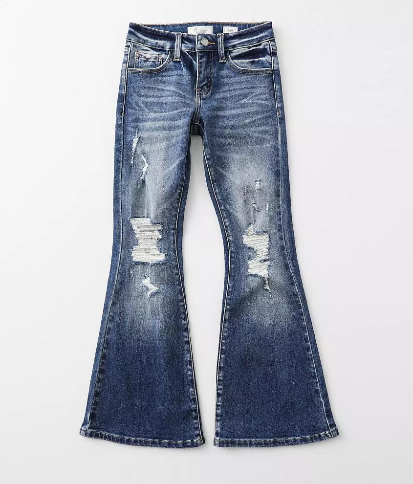 Girls - Signature Mid-Rise Flare Jean | Buckle