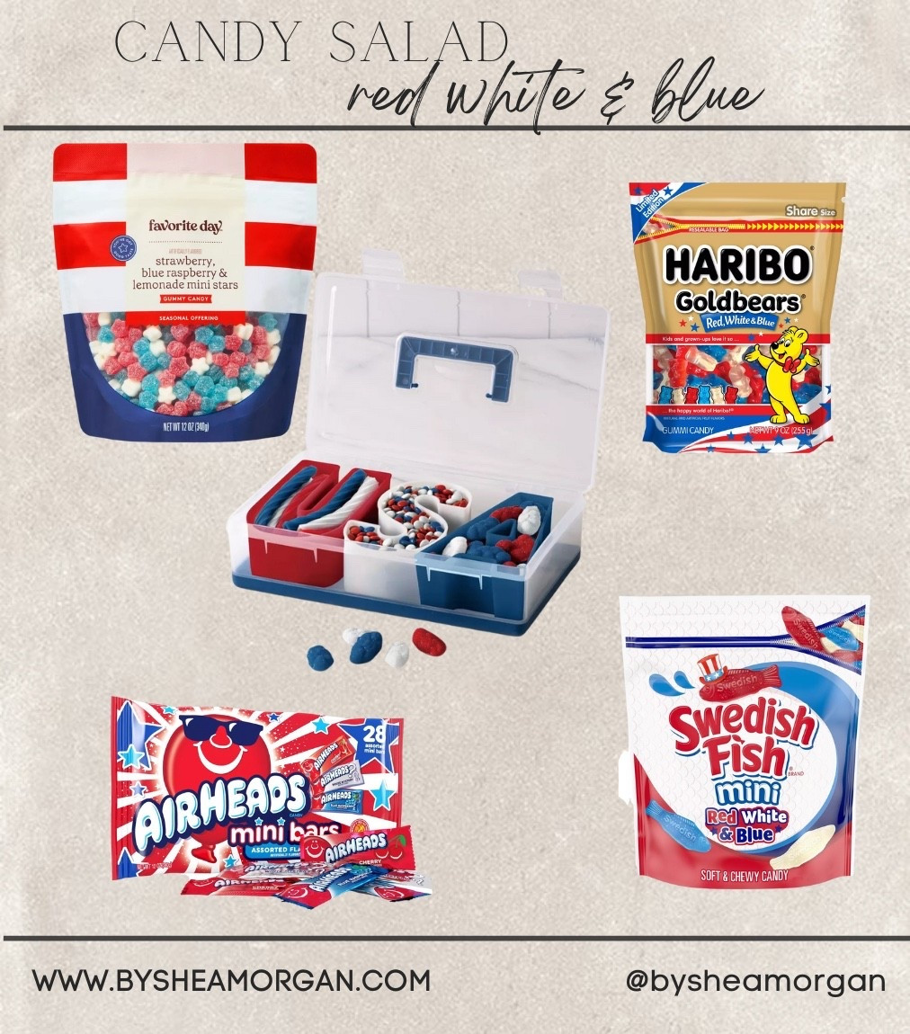 Everything you need to make a candy salad for the Fourth of July!

#LTKSeasonal