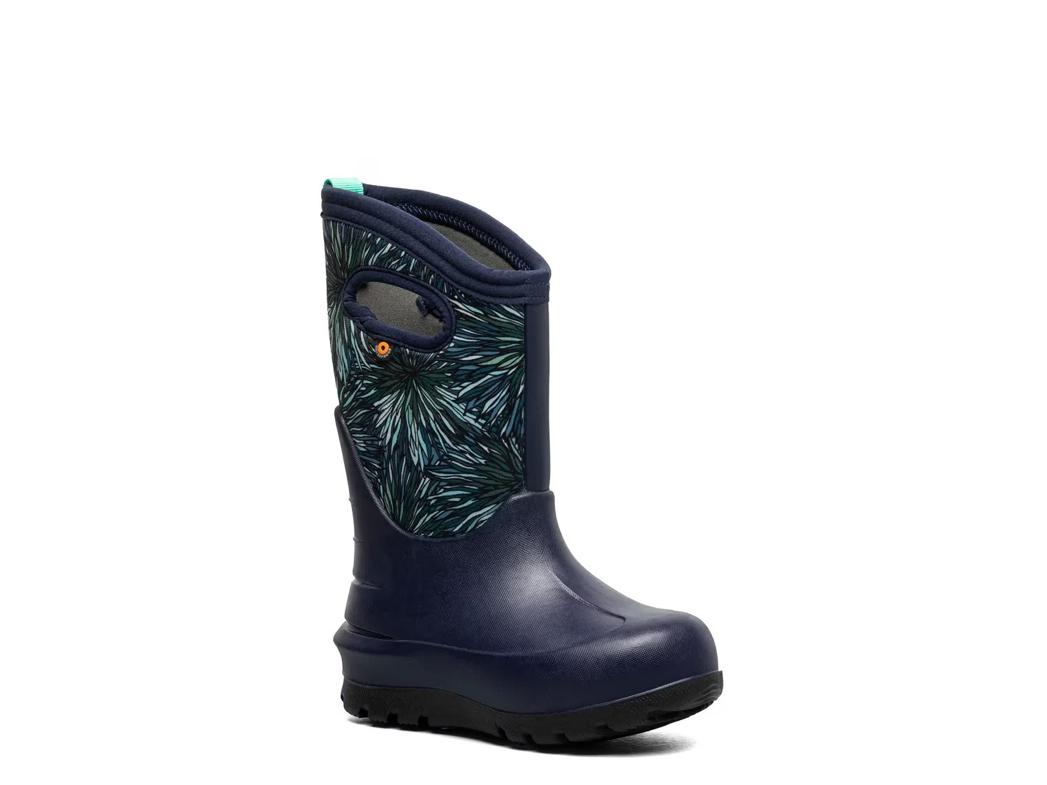 Bogs Neo Classic Rain Boot Kids' | Girl's | Navy Firework Floral Print | Size 2 Infant | Boots | DSW