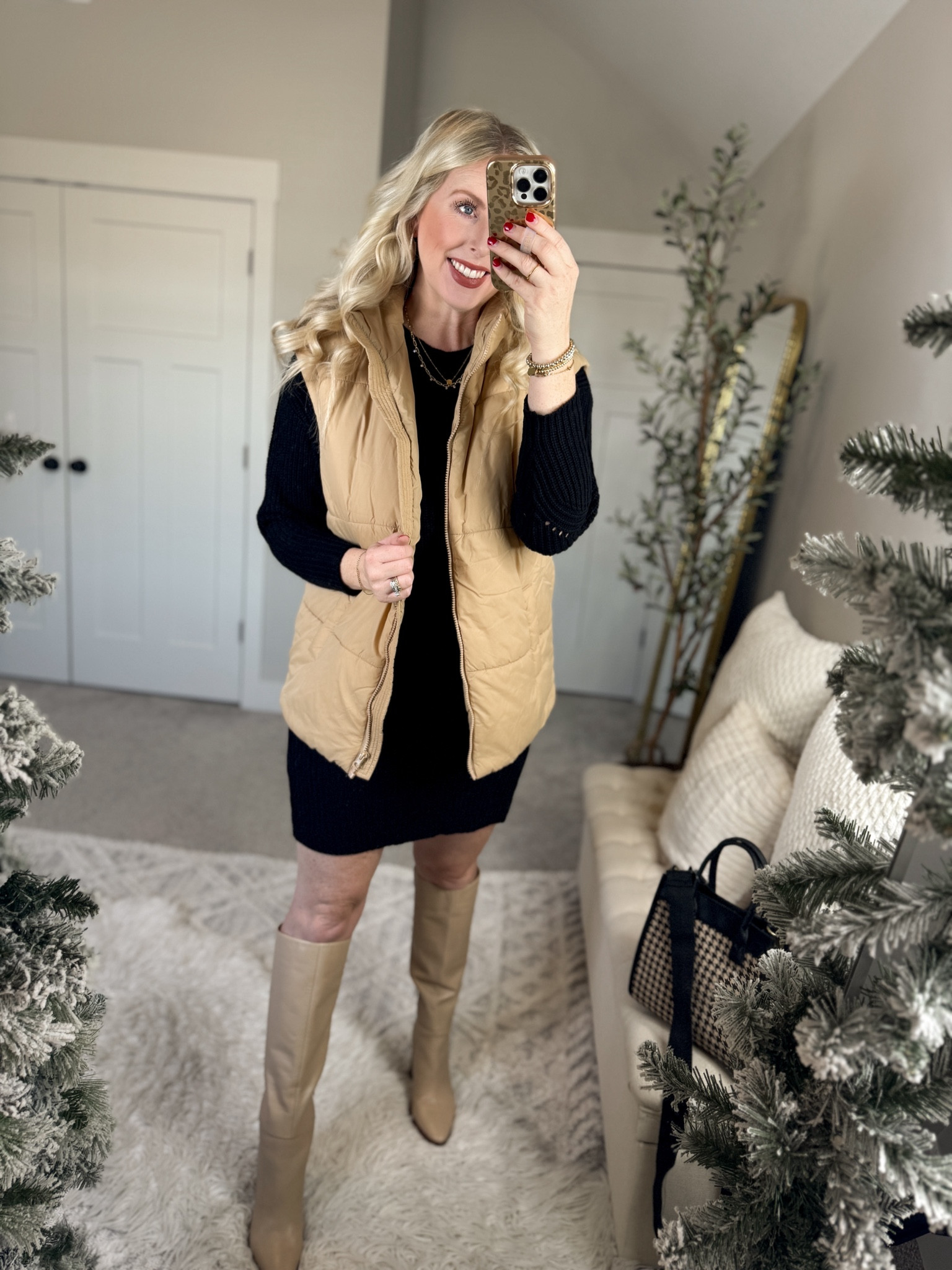 Weekend Walmart wins try on 
Vest- medium
Sweater dress- medium 

#LTKfindsunder50 #LTKstyletip #LTKsalealert